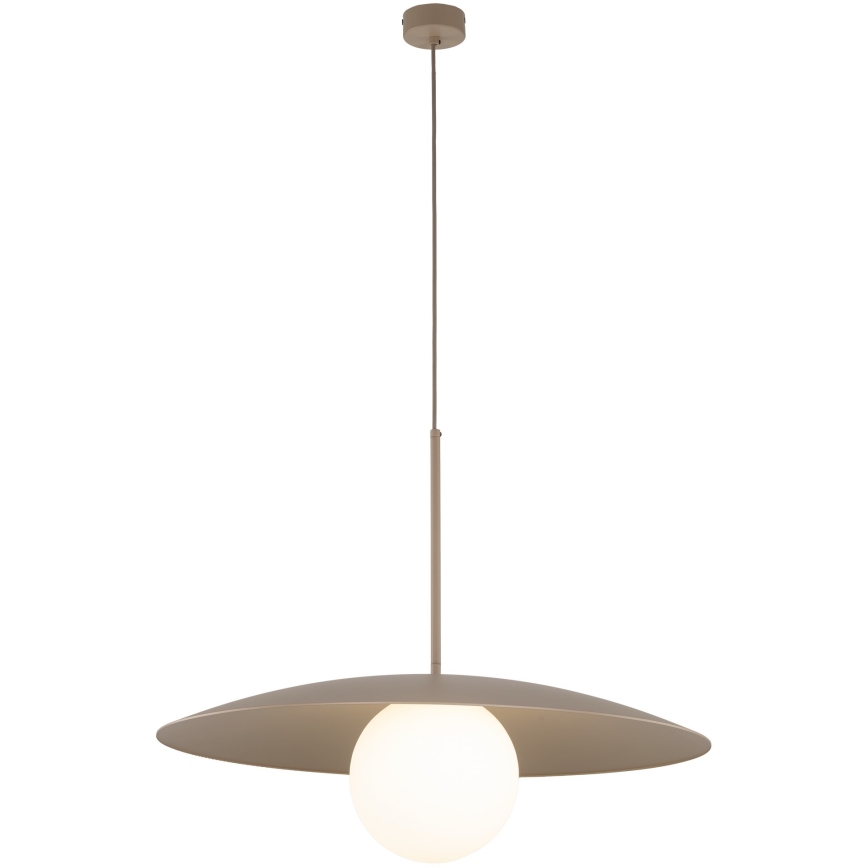 Luster na sajli SLATE 1xE27/15W/230V pr. 65 cm bež