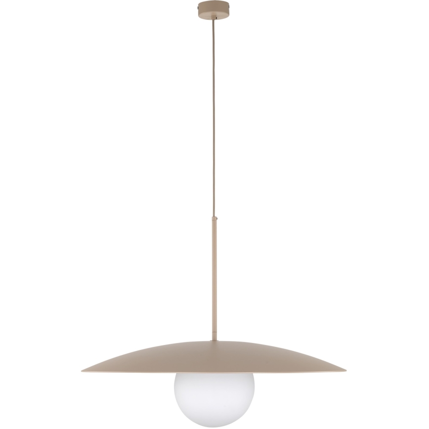 Luster na sajli SLATE 1xE27/15W/230V pr. 65 cm bež