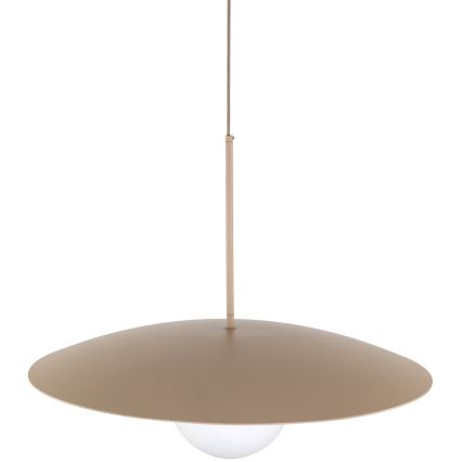 Luster na sajli SLATE 1xE27/15W/230V pr. 65 cm bež