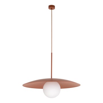 Luster na sajli SLATE 1xE27/15W/230V pr. 65 cm cigla