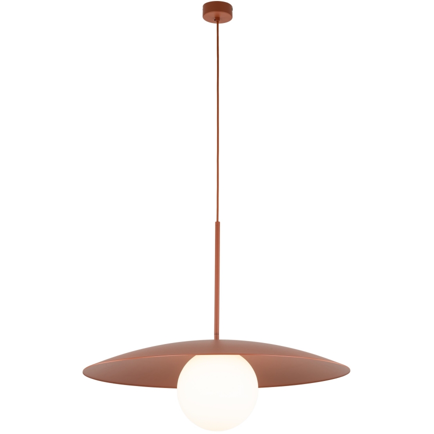 Luster na sajli SLATE 1xE27/15W/230V pr. 65 cm cigla