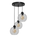 Luster na sajli SOFIA 3xE27/60W/230V proziran
