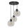 Luster na sajli SOFIA 3xE27/60W/230V proziran