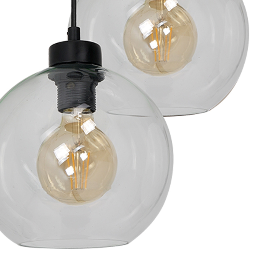 Luster na sajli SOFIA 3xE27/60W/230V proziran