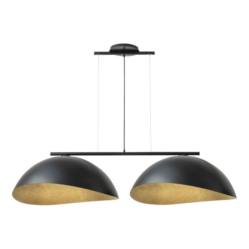Luster na sajli SOLAR 2xE27/60W/230V crno