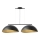 Luster na sajli SOLAR 2xE27/60W/230V crno