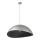 Luster na sajli SOLARIS 1xE27/60W/230V pr. 69 cm srebrno/crno