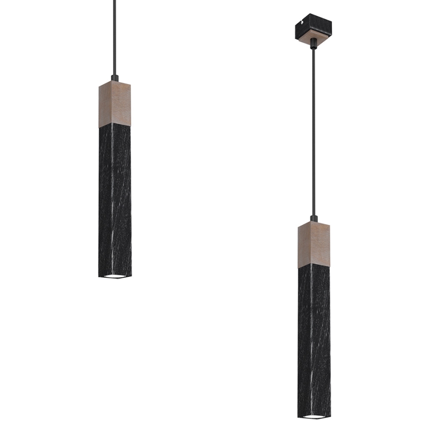 Luster na sajli SOLO 1xGU10/MR11/40W/230V crno