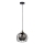 Luster na sajli SOLO BLACK 1xE27/60W230V crno/zlatna