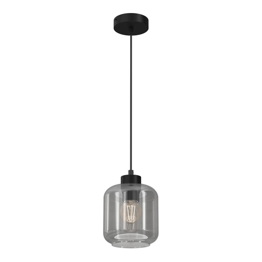 Luster na sajli SOMBRA 1xE27/60W/230V sivo
