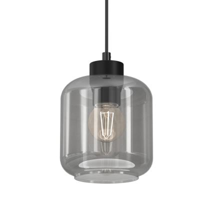 Luster na sajli SOMBRA 1xE27/60W/230V sivo