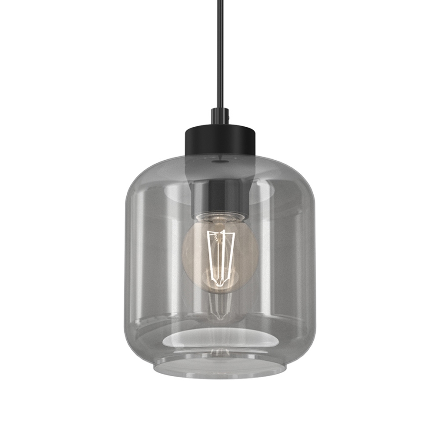 Luster na sajli SOMBRA 1xE27/60W/230V sivo
