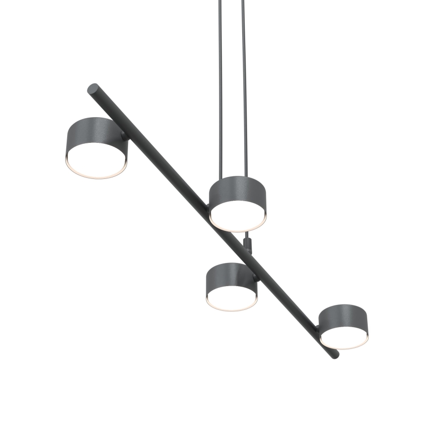Luster na sajli SORA 4xGX53/12W/230V crno