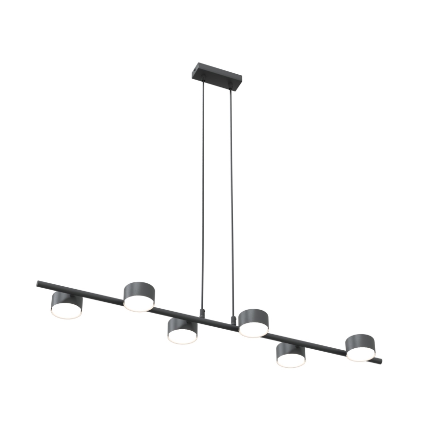 Luster na sajli SORA 6xGX53/12W/230V crno