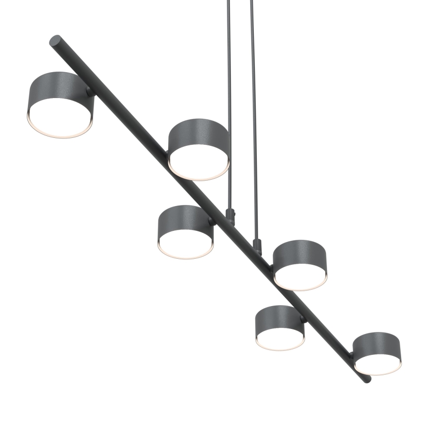 Luster na sajli SORA 6xGX53/12W/230V crno