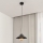 Luster na sajli SORAPIS 1xE27/15W/230V crno