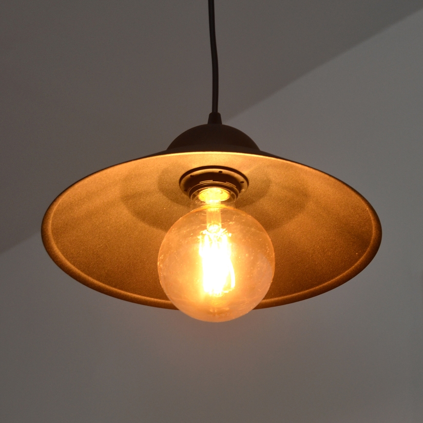 Luster na sajli SORAPIS 1xE27/15W/230V crno