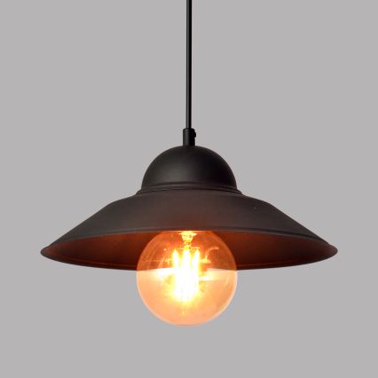 Luster na sajli SORAPIS 1xE27/15W/230V crno