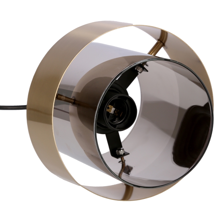 Luster na sajli SPIEGA 3xE27/60W/230V zlatna/crno