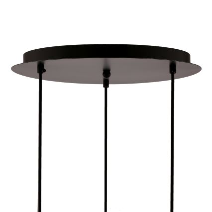 Luster na sajli SPIEGA 3xE27/60W/230V zlatna/crno