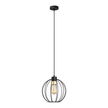 Luster na sajli STARLIGHT 1xE27/15W/230V crno/zlatna