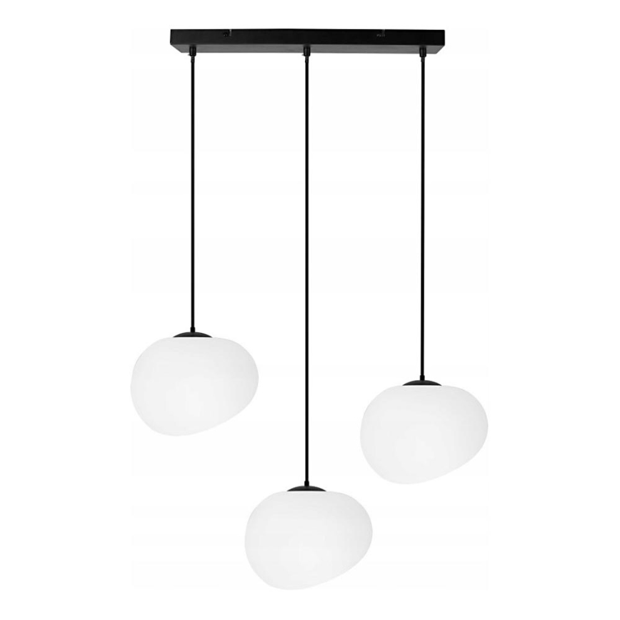 Luster na sajli STONES 3xE27/40W/230V
