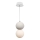 Luster na sajli STRING 1xG9/4W/230V bela