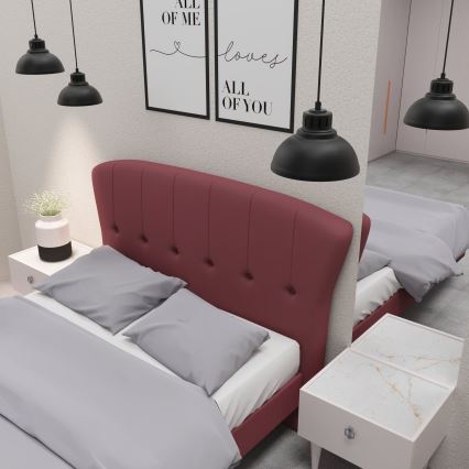 Luster na sajli SVEN 1xE27/15W/230V crno