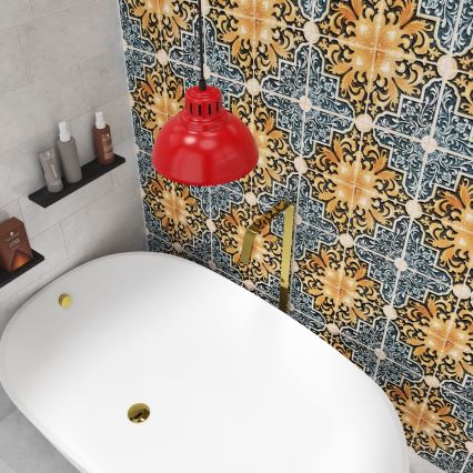 Luster na sajli SVEN 1xE27/15W/230V crvena
