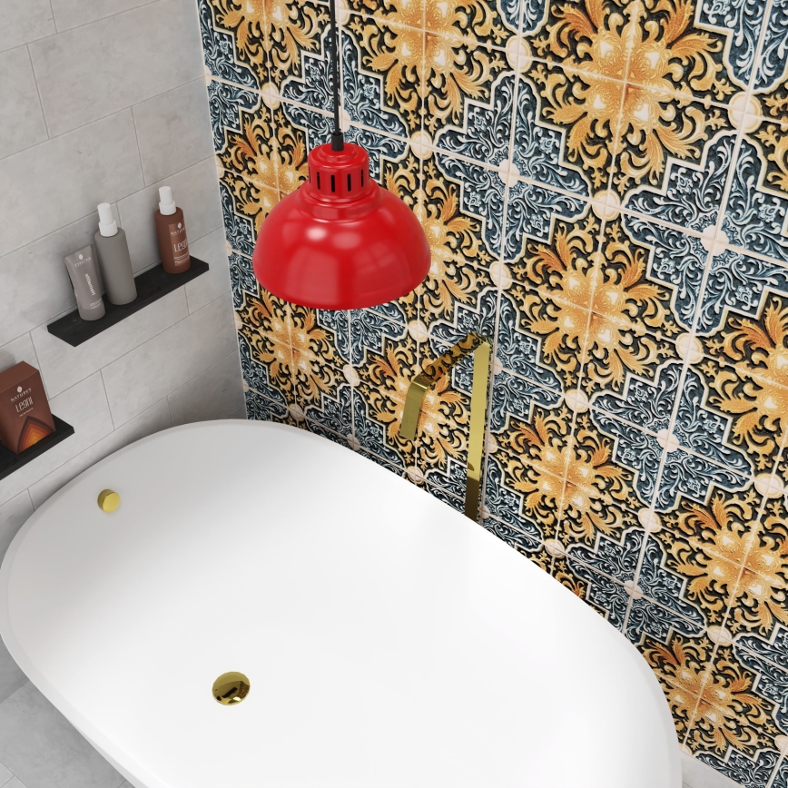 Luster na sajli SVEN 1xE27/15W/230V crvena