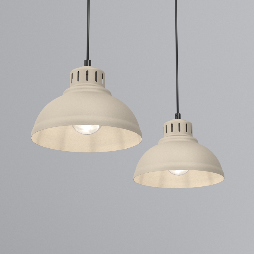 Luster na sajli SVEN 2xE27/15W/230V bež