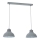 Luster na sajli SVEN 2xE27/15W/230V sivo