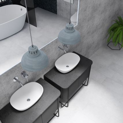 Luster na sajli SVEN 2xE27/15W/230V sivo