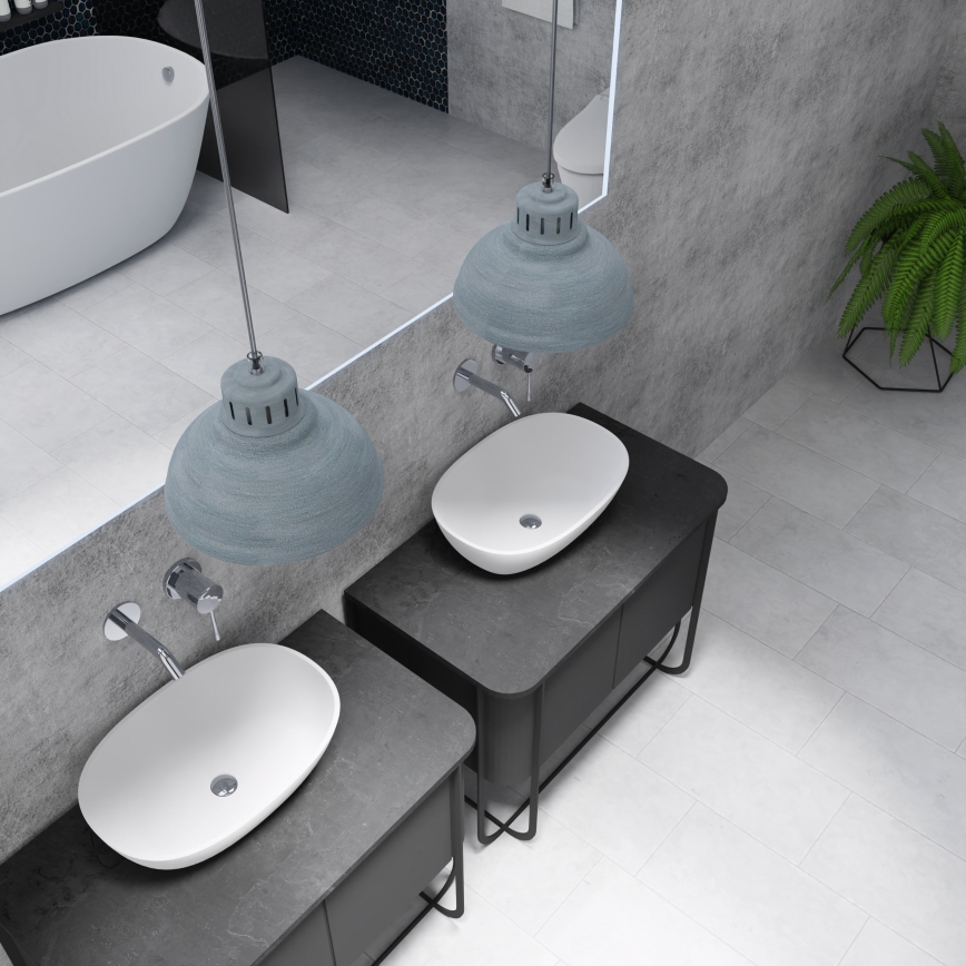 Luster na sajli SVEN 2xE27/15W/230V sivo