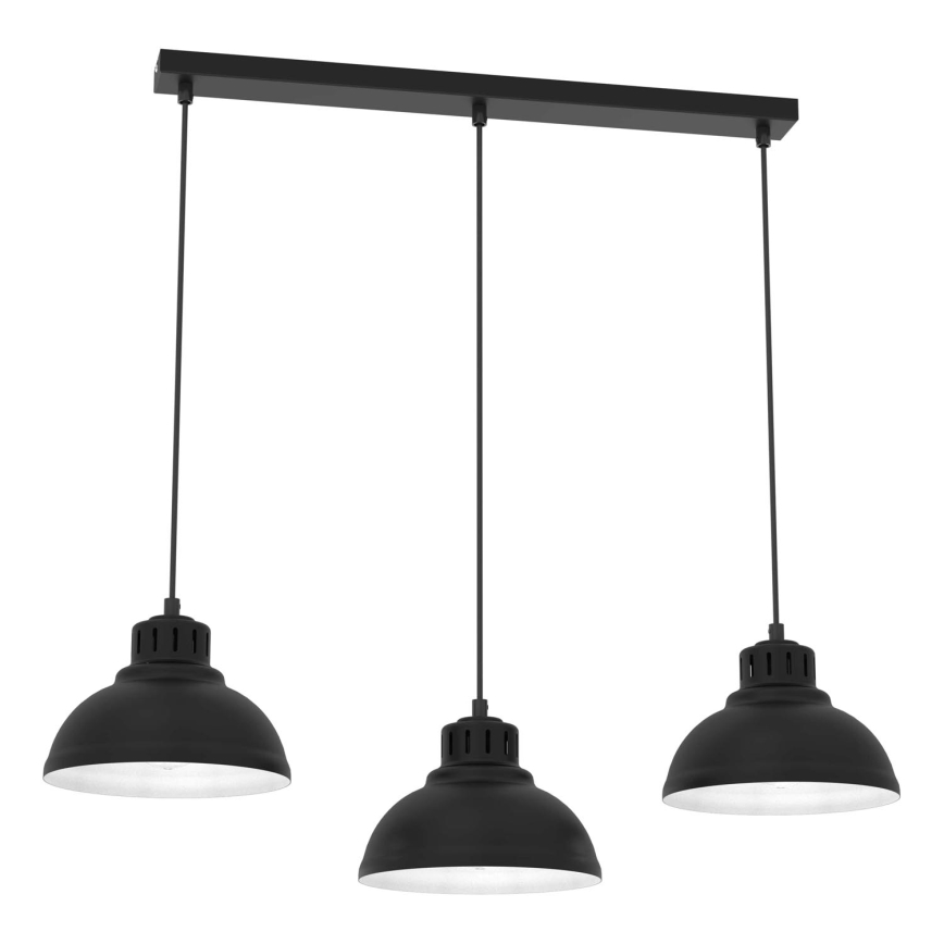 Luster na sajli SVEN 3xE27/15W/230V crno
