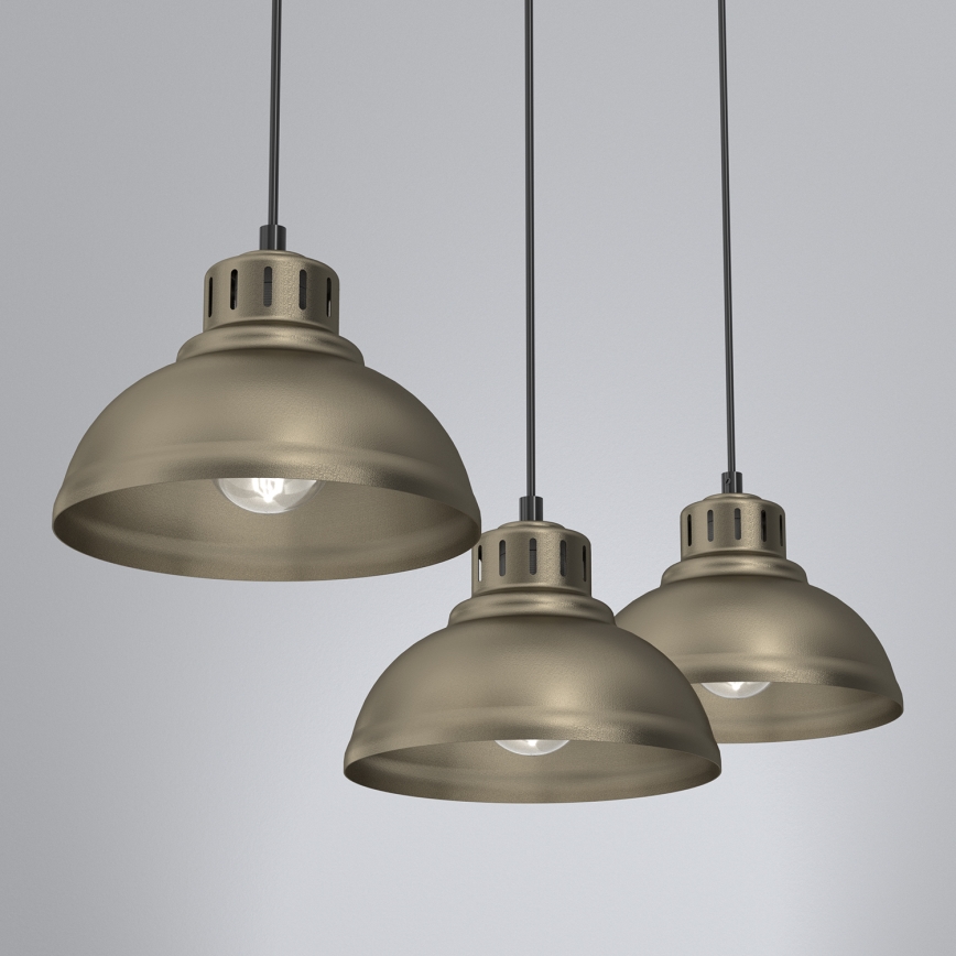 Luster na sajli SVEN 3xE27/15W/230V mesing