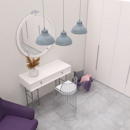 Luster na sajli SVEN 3xE27/15W/230V sivo