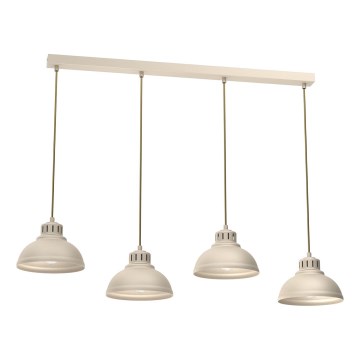 Luster na sajli SVEN 4xE27/15W/230V bež