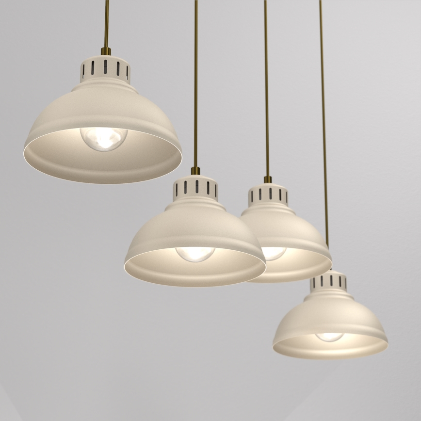 Luster na sajli SVEN 4xE27/15W/230V bež