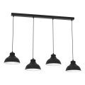 Luster na sajli SVEN 4xE27/15W/230V crno
