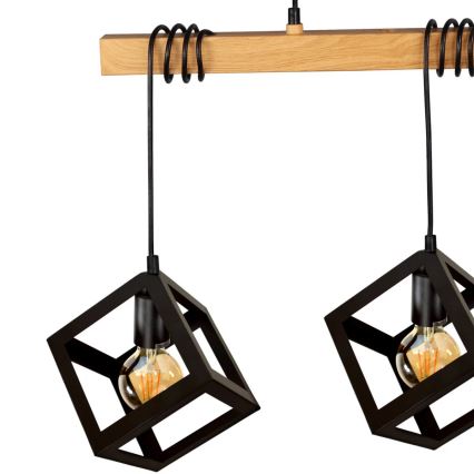 Luster na sajli SWEDEN 3xE27/20W/230V