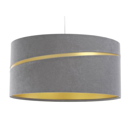 Luster na sajli SWING 1xE27/60W/230V sivo/zlatna