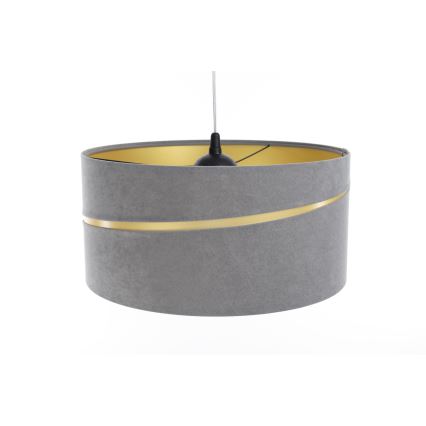 Luster na sajli SWING 1xE27/60W/230V sivo/zlatna