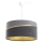 Luster na sajli SWING 1xE27/60W/230V sivo/zlatna