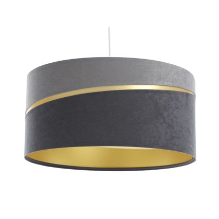 Luster na sajli SWING 1xE27/60W/230V sivo/zlatna