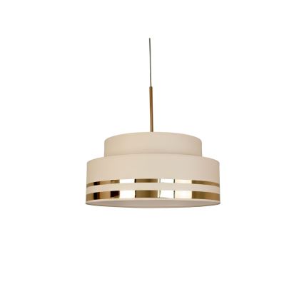 Luster na sajli TAMI 1xE27/60W/230V bež/zlatna