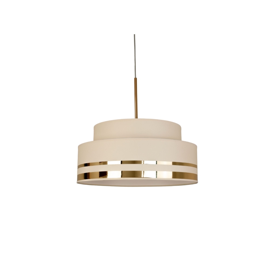 Luster na sajli TAMI 1xE27/60W/230V bež/zlatna