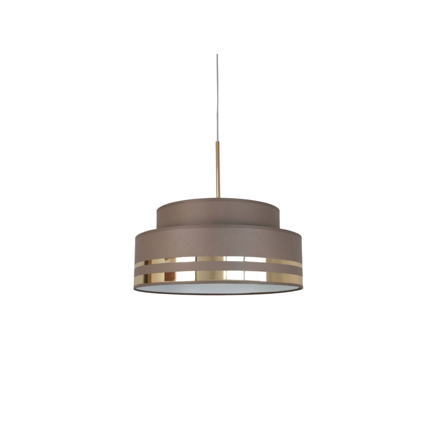 Luster na sajli TAMI 1xE27/60W/230V braon/zlatna