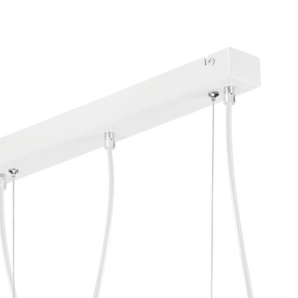 Luster na sajli TARO 3xE27/60W/230V bela