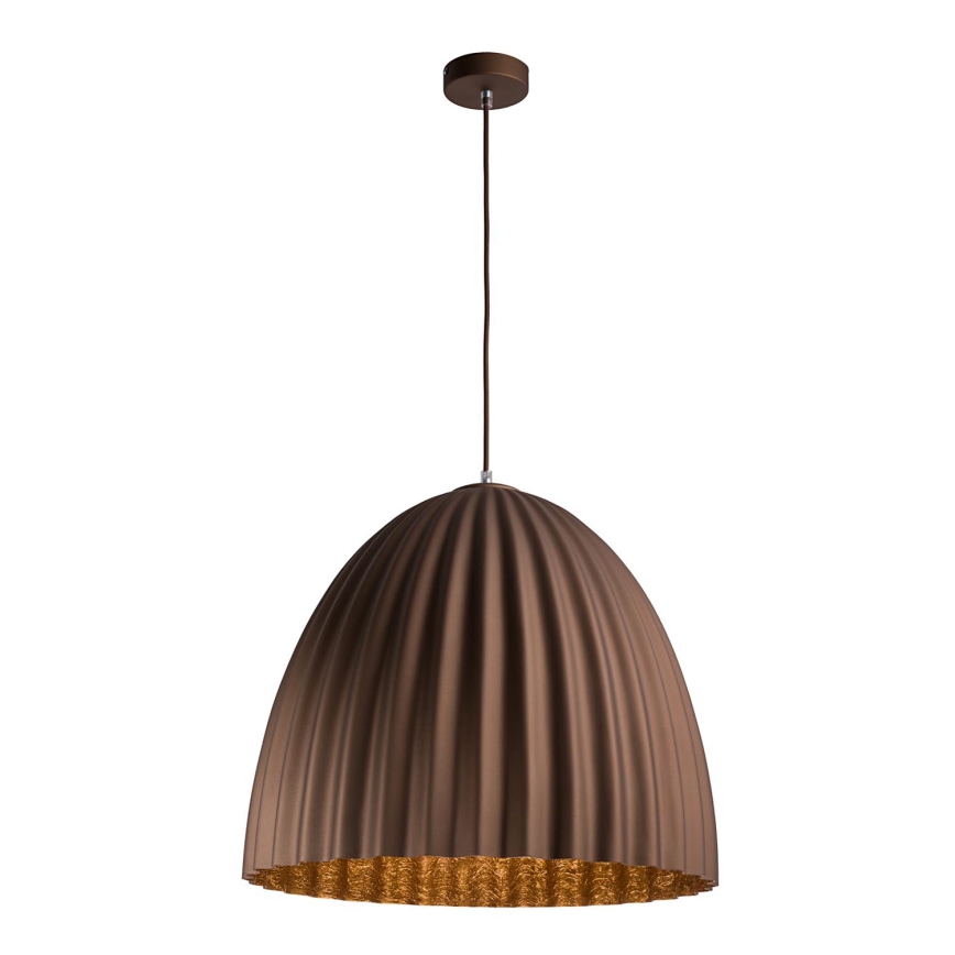 Luster na sajli TELMA 1xE27/60W/230V pr. 70 cm braon/zlatna